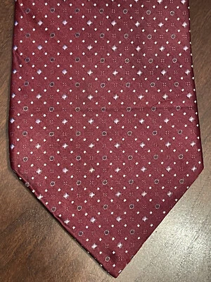 Cuello para hombre Dkny Borgoña 100 % Seda Hecho en Estados Unidos Foto 1 de 4