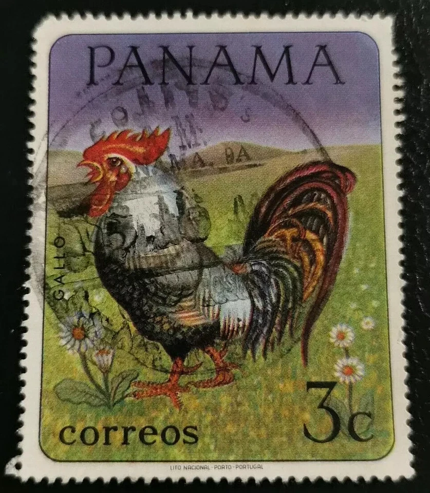 Panamá: 1967 animais domésticos 3 C. (selo colecionável). - Imagem 1 de 1