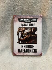 Khorne Daemonkin Warhammer 40K Datacards Factory Sealed