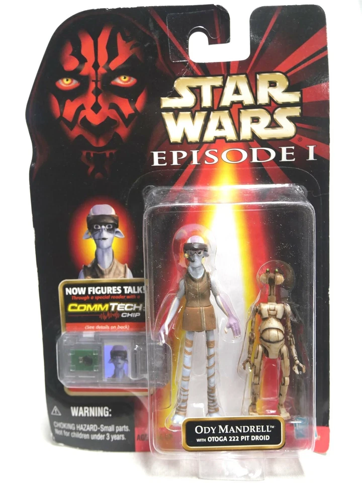 STAR WARS Episode 1 Action Figure Ody Mandrell MOC Hasbro 1999  - Image 1 of 1