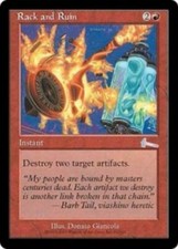 4 Rack and Ruin - LP - Urza's Legacy - mtg - x4 4x