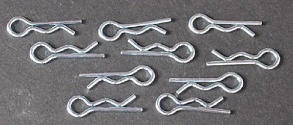 HPI 6121 Body Pins Small Chrome (10) - Image 1 of 1