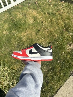 Nike Dunk Low EMB x NBA 75th Anniversary Chicago - Size 6Y - Image 1 of 3