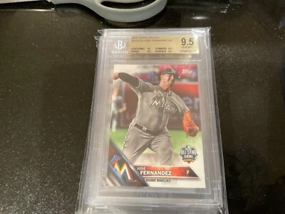 2016 Topps Update Baseball #US223A Jose Fernandez AS BGS 9.5 LOW POP - Image 1 of 2