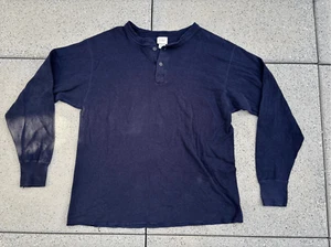 Camisa de conductor vintage LL Bean Two Layer River’s 2037 en azul marino - grande para hombre - Imagen 1 de 8