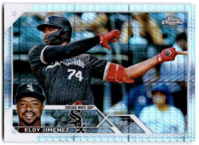 2023 Topps Chrome Refractor Prism #34 Eloy Jimenez  Chicago White Sox - Image 1 of 2