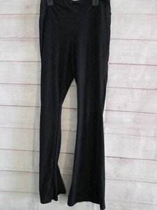 No Boundaries Pants Knit Women's Medium Pull On Straight Leg No Pockets Black - Picture 1 of 3