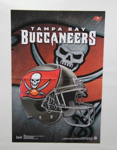 NFL Football Team TAMPA BAY BUCCANEERS Vending Machine Mini Poster 6x9" w/Folder Cover