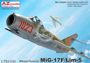 Mikoyan MiG-17F/Lim-5 AZmodel AZ7878 skala 1/72 - Zdjęcie 1 z 1
