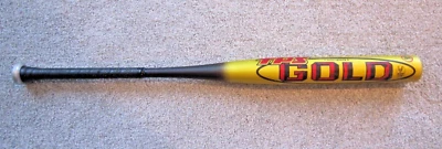 Louisville Slugger TPS Gold Softball Bat 34in 26oz Model SB704 CU31 Aluminum - Imagem 1 de 4