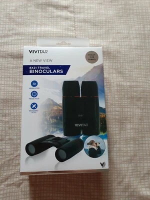  Binoculars: VivitarTravel 8 x 21 view; with case; New; (price drop) - Image 1 of 2