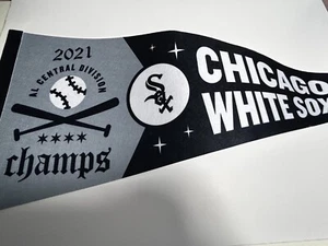 Chicago White Sox 2021 AL Central Division Champs Pennant SGA 4/12/22 - Picture 1 of 1