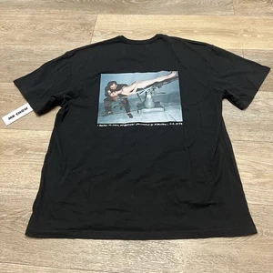 Neu Mr Chow Helmut Newton Herren schwarz entspannt T-Shirt Größe Medium Shirt neu mit Etikett hergestellt in den USA - Bild 1 von 9
