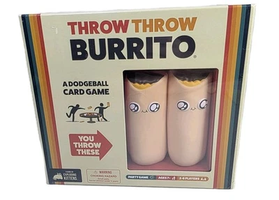 Throw Throw Burrito by Exploding Kittens - A Dodgeball Card Game Party Game  - Image 1 of 4