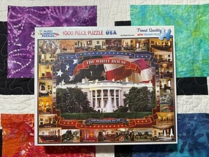 Rompecabezas White Mountain La Casa Blanca 1000 piezas más grandes nuevo - Imagen 1 de 4