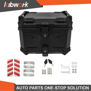 Labwork Motorcycle Top Case Rear Tour Box with Security Lock Helmet Case 45L - Picture 1 of 12