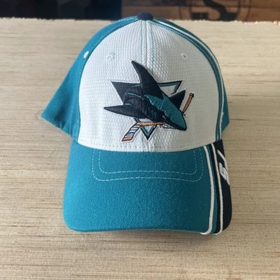 San Jose Sharks Hat Flex Mens XL Teal NHL Zephyr - Image 1 of 4