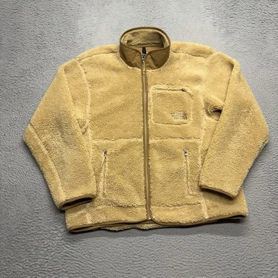 Куртка мужская флисовая North Face Extreme Pile большая хаки шерпа пальто на молнии - Изображение 1 из 4