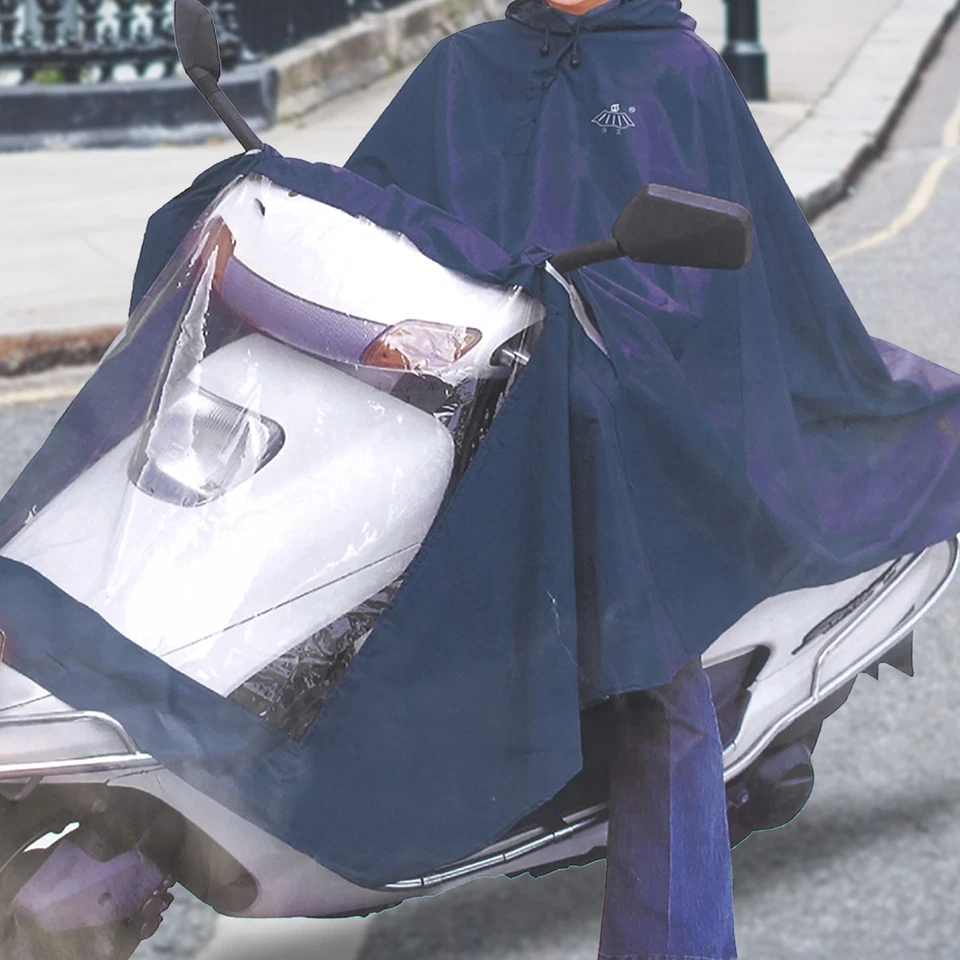 Protector impermeable impermeable impermeable 30" ancho azul para moto scooter Foto 1 de 2