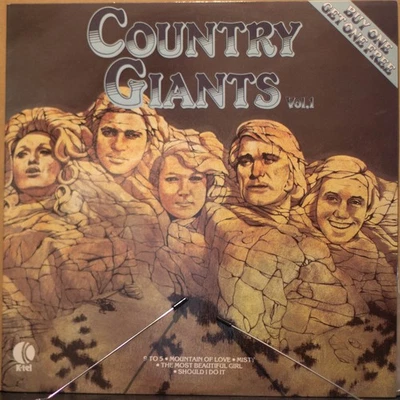 COUNTRY GIANTS VOL. 1 - VARIOUS - Vinyl LP - K-tel - 1982 - VG FREE POST (3041) - Image 1 of 4