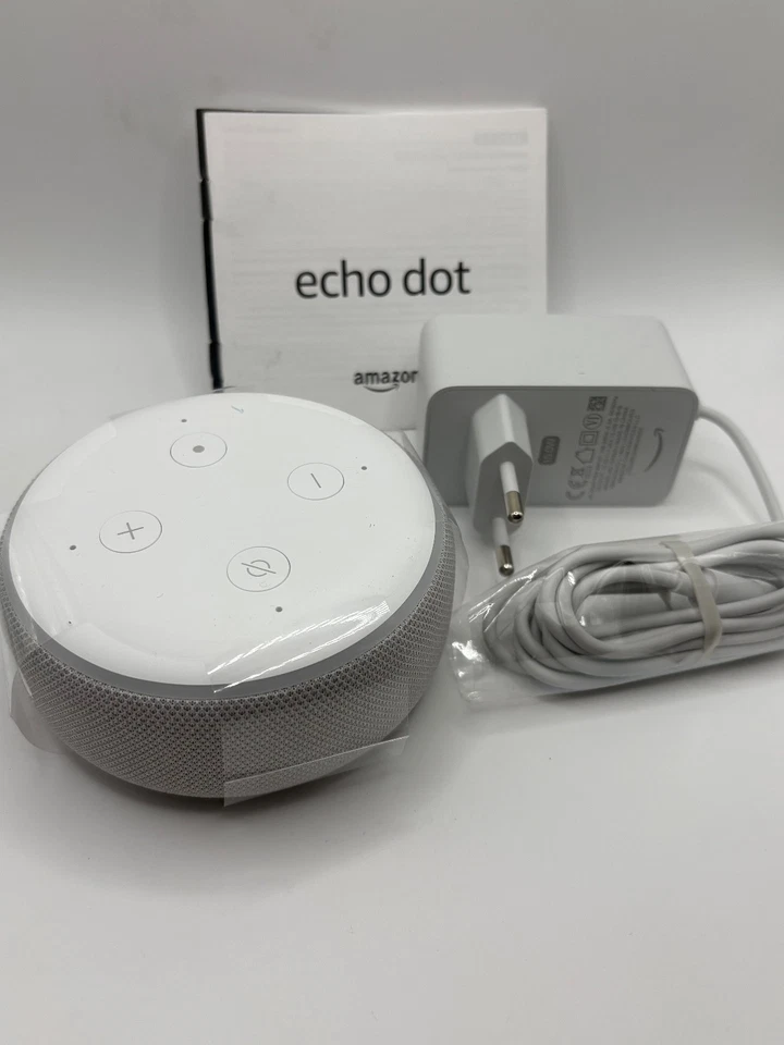 Echo Dot 3 weiss Sprachgesteuerter Lautsprecher NEU ohne OVP - Bild 1 von 1