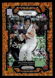 2023 Panini Prizm #115 Dalton Schultz Orange Disco Prizm TEXANS - Picture 1 of 2
