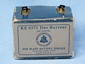 Vintage Bell System KS-6571 Dry Battery 24V AT&T 1963 Telephone Equipment - Picture 1 of 11