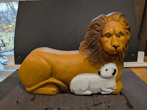 1995 Union Products Don Federstein Löwe Lamm Blasform Licht Vintage neue Kordel - Bild 1 von 11