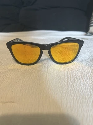 Oakley Valentino Rossi VR/46 pieles de rana pulido negro/iridio de fuego 24-325 Foto 1 de 4