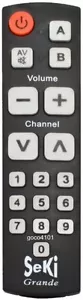 Seniors Pensioners Remote Control Extra Large Big Buttons for Elderly Learnable - Foto 1 di 2