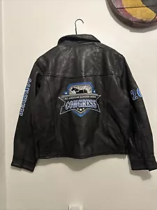 2021 All American Quarter Horse Congress Lederjacke Neu mit Etikett XS - Bild 1 von 7