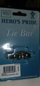Handcuffs Silver Plated Tie Bar Clip Security Police Hand Cuff Hero's Pride New - Picture 1 of 2