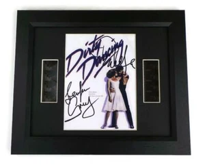 DIRTY DANCING FILM CELL Signed PREPRINT GIFT PATRICK SWAYZE FRAMED MEMORABILIA - Picture 1 of 1
