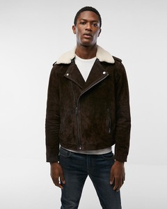 express suede jacket mens