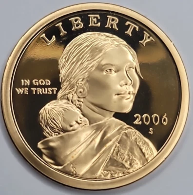 2006 S GEM PROOF DCAM NATIVE AMERICAN SACAGAWEA DOLLAR - Image 1 of 4