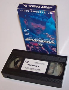 1988 Iron Eagle II IVE VHS Video -Louis Gossett Jr, Mark Humphrey, Maury Chaykin - Imagen 1 de 3