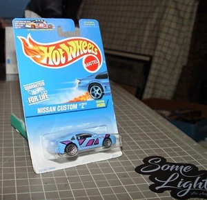 Hot Wheels 1997 #600⚡Nissan CUSTOM Z 300ZX Light Blue⭐Lace Wheels⚡Door OPEN🔴JDM - Picture 1 of 7