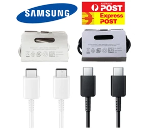 Genuine Samsung USB-C Fast Charging Cable 1m for S22 S21 S20 Note 20 Plus Ultra - Picture 1 of 7