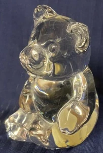 PRINZESSINNENHAUS Haustier * BERNIE BÄR * 24% BLEIKRISTALL mit Aufkleber HAUSTIERE SAMMLUNG - Bild 1 von 8