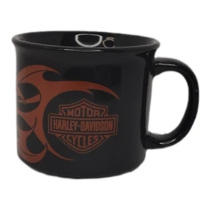 Harley Davidson 2004 taza de café taza cerámica negra - Imagen 1 de 8