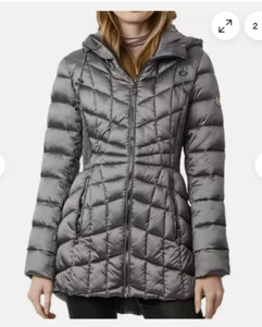 Bernardo EcoPlume Packable Steppjacke mit Kapuze anthrazit Gr. XXL Neu mit Etikett - Bild 1 von 7