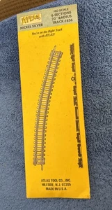 Atlas Nickel Silver HO Scale 6 Sections 22" Radius Track #836 Vintage - Picture 1 of 2