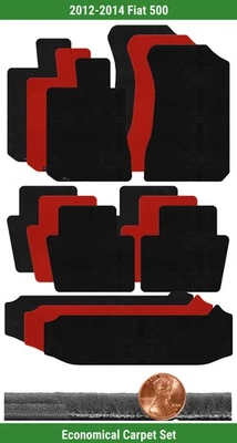 Lloyd Custom Velourtex коврик комплект для 2012-2014 Fiat 500 (5 штук) #LRL - Изображение 1 из 4