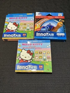 3 Vtech InnoTab Software 2 Hello Kitty A Day with Hello Kitty & 1 “TURBO “ - Picture 1 of 2