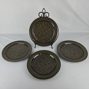 1960s Franciscan Madeira Stoneware - 4 Piece 10.5" Dinner Plate Set - Bild 1 von 7
