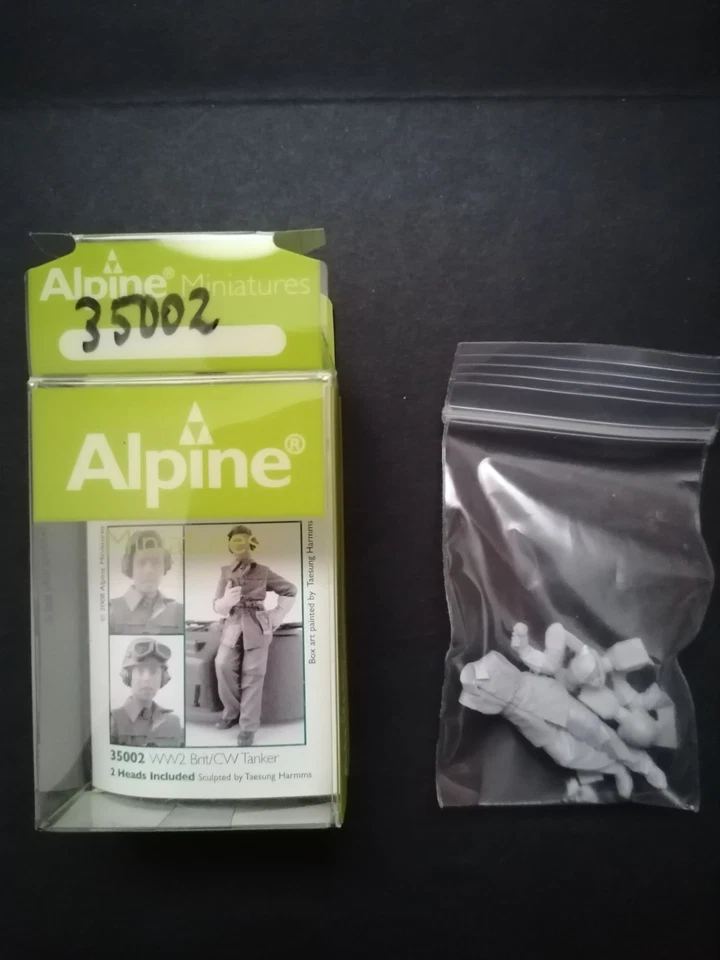 Figurines ALPINE  - 1/35ème - Tankistes seconde guerre mondiale. - Photo 1/4
