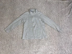 Tommy Bahama Gray 1/2 Zip Women’s Pullover Size Medium With Pockets - Picture 1 of 15