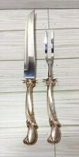 Waltz of Spring by Wallace Sterling Silver 2 piece Carving Knife & Fork Set