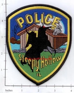 Illinois - Sleepy Hollow IL Police Dept Patch - Headless Horseman - Picture 1 of 1