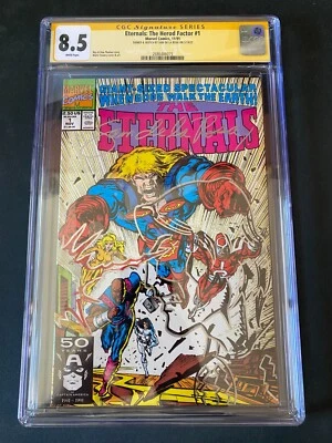 Eternals The Herod Factor CGC SS 8.5 Signed & Sketched By Sam De La Rosa - Image 1 of 4